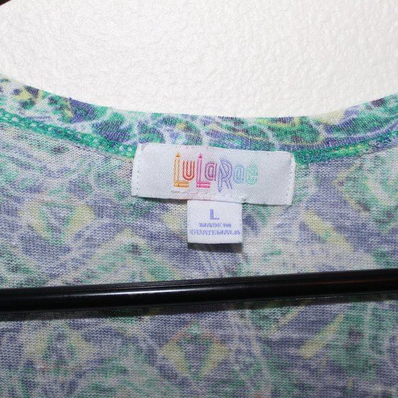 LuLaRoe Long Cardigan, Large, Floral Pattern - Picture 2 of 5